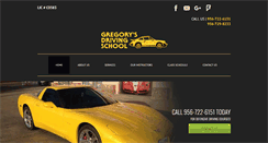 Desktop Screenshot of gregorysdrivingschool.com